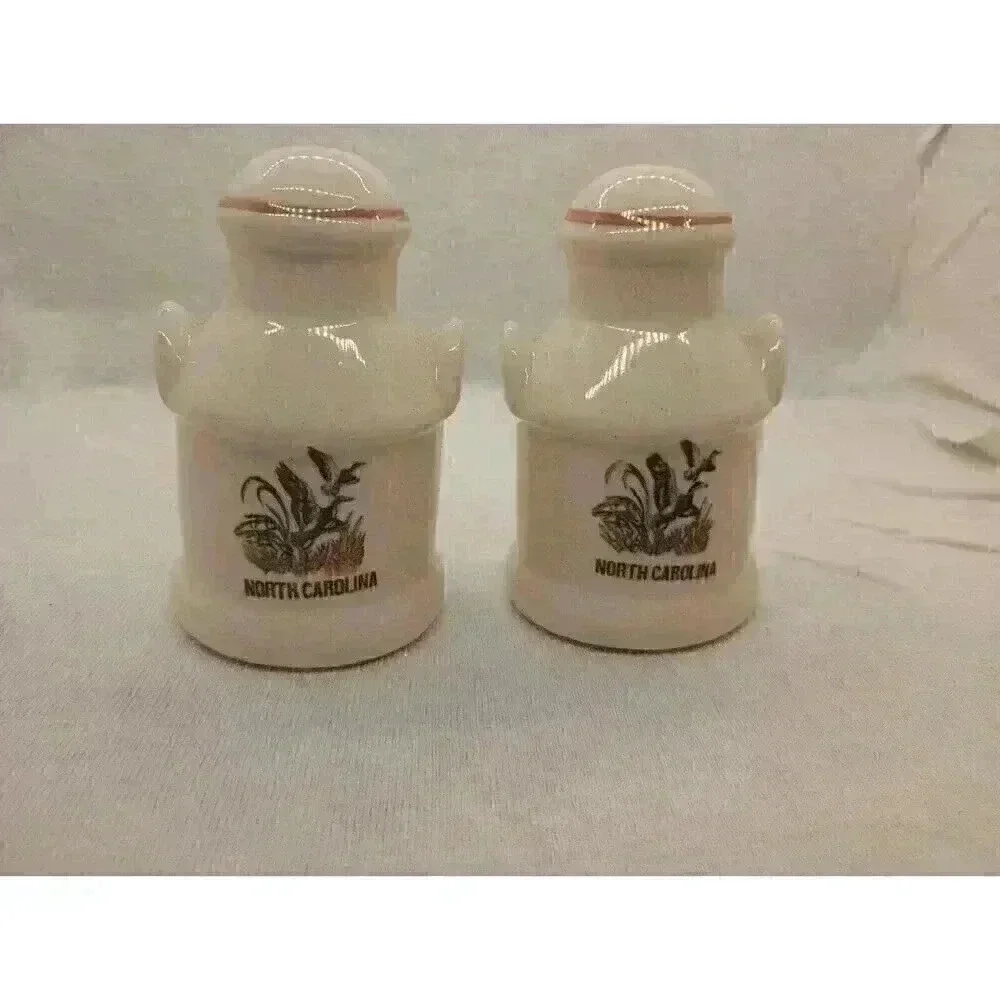 Souvenir Vtg North Carolina Salt And Pepper Shakers Collectable Home Decor